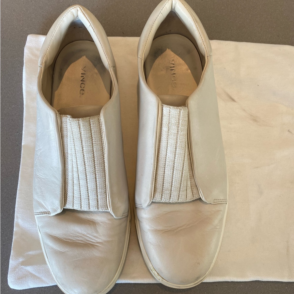 Slip on sneakers with cloth detail